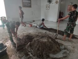 Progres Sasaran 10 TMMD Ke-129 Kodim 0418/Palembang, Rehab Mushola Baitul Makfurin Terus Dikebut