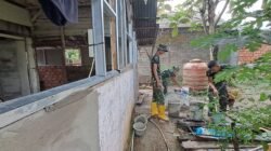 Hari Kesembilan TMMD Ke-129, Pembangunan RTLH Milik Bapak Fernando Terus Dikebut