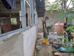 Hari Kesembilan TMMD Ke-129, Pembangunan RTLH Milik Bapak Fernando Terus Dikebut
