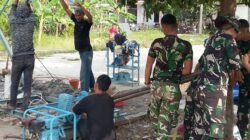 Sasaran 9 TMMD ke129 Kodim 0418/Palembang : Sumur Bor Mushola Al-Mufakat Masuki Tahap Pembongkaran Peralatan Pengeboran