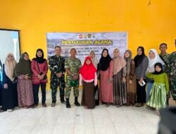 Antusias Warga Ikuti Penyuluhan Agama Program Nonfisik TMMD ke-129 Kodim 0418/Palembang