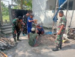 Satgas TMMD Kodim 0418/Palembang Rampungkan Pemasangan Mesin Sumur Bor di Rumah Tahfidz