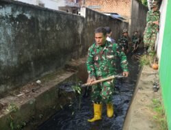 Gotong Royong TNI dan Warga Warnai TMMD ke-129 Kodim 0418/Palembang di Talang Jambe