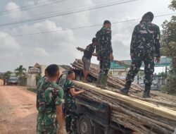 Cerucuk Gelam Jadi Kunci Penguatan Jalan 750 Meter dalam TMMD ke-129 Kodim 0418/Palembang