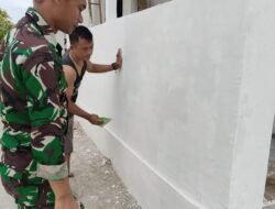 Pembangunan Mushola Baitul Makfurin Dikebut, Satgas TMMD Ke-129 dan Warga Kompak Bergotong Royong
