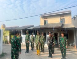 Hari Ke-17 TMMD Kodim 0418/Palembang, Prajurit Awali Pekerjaan dengan Apel Pagi