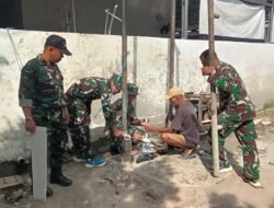 Satgas TMMD Kodim 0418/Palembang Kebut Sumur Bor Rumah Tahfidz, Akses Air Bersih Segera Terwujud