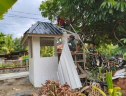 Pos Kamling TMMD Kodim 0418/Palembang Masuk Tahap Finishing, Warga Segera Miliki Pusat Keamanan Lingkungan