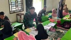 Bangun Karakter Anak, Satgas TMMD Kodim 0418 Sisihkan Waktu Mengajar Mengaji