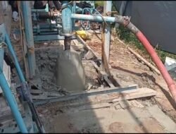Masuk Tahap Finishing, Pengeboran Sumur Bor Sasaran 3 TMMD Ke-129 Kodim 0418/Palembang Rampung
