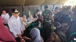 TMMD ke-129 Kodim 0418/Palembang Hadirkan Layanan Kesehatan Gratis, Warga Talang Jambe Antusias