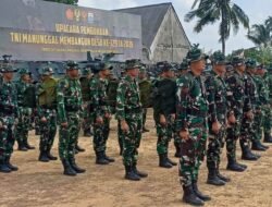 TMMD ke-129 Kodim 0418 Dimulai, 250 Prajurit Bersama Warga Bangun Talang Jambe