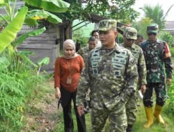 Bedah Rumah Jadi Prioritas TMMD ke-129, Kasdim 0418/Palembang Turun Langsung Cek Progres RTLH