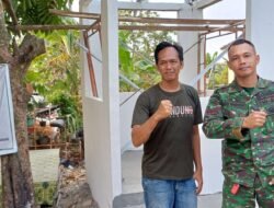 Pos Kamling Hampir Rampung, TMMD Ke-129 Kodim 0418/Palembang Wujudkan Harapan Warga Talang Jambe