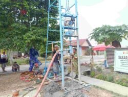 Warga Sambut Antusias Pembangunan Sumur Bor TMMD Ke-129 di Mushala Al-Mufakat