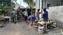 Sumur Bor Rumah Tapis TMMD ke-129 Kodim 0418/Palembang Masuki Tahap Pemasangan Pipa