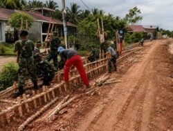 Cerucuk Demi Cerucuk, TMMD Ke-129 Kodim 0418/Palembang Bangun Jalan yang Akan Mengubah Akses Warga