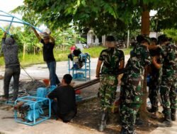 Bukan Sekadar Mengebor, Satgas TMMD Kodim 0418/Palembang Pastikan Air Bersih Benar-Benar Siap Mengalir ke Warga