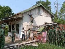 Dari Rumah Tak Layak Huni Menuju Hunian Nyaman: Satgas TMMD 129 Kodim 0418/Palembang Bergerak Rehab Rumah Suwarni