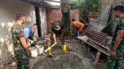 Dapur Rumah Warga Dikebut, Satgas TMMD ke-129 Kodim 0418/Palembang Targetkan RTLH Rampung Tepat Waktu