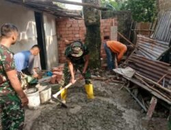 Dapur Rumah Warga Dikebut, Satgas TMMD ke-129 Kodim 0418/Palembang Targetkan RTLH Rampung Tepat Waktu