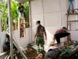 Rumah Sriyanti Perlahan Berubah, Harapan Baru Tumbuh dari Program TMMD 129 Kodim 0418/Palembang