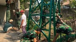 Menara Air Bersih Mulai Berdiri, TMMD Kodim 0418/Palembang Hadirkan Harapan Baru bagi Warga