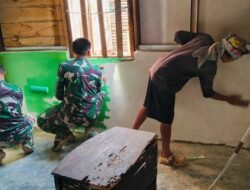 Sentuhan Akhir TMMD ke 129 Kodim 0418/Palembang, Rumah Tak Layak Huni di Talang Jambe Segera Siap Dihuni Kembali