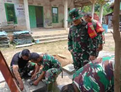 Wadan Satgas TMMD Kodim 0418/Palembang Pastikan Pembangunan Sumur Bor di Talang Betutu Rampung Sesuai Target