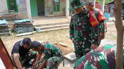 Wadan Satgas TMMD Kodim 0418/Palembang Pastikan Pembangunan Sumur Bor di Talang Betutu Rampung Sesuai Target