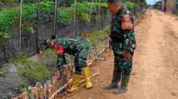 Capai 50 Persen, Wadan Satgas TMMD ke-129 Kodim 0418/Palembang Tinjau Progres Pembangunan Jalan 750 Meter
