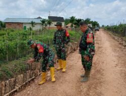 Separuh Rampung, Jalan TMMD Ke- 129 Kodim 0418/Palembang di Talang Jambe Dikebut Demi Percepat Akses Warga