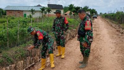 Separuh Rampung, Jalan TMMD Ke- 129 Kodim 0418/Palembang di Talang Jambe Dikebut Demi Percepat Akses Warga