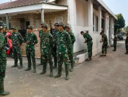 Disiplin Personel Satgas TMMD Ke- 129 Kodim 0418/Palembang Jadi Kunci Percepatan Pembangunan Mushala di Talang Jambe