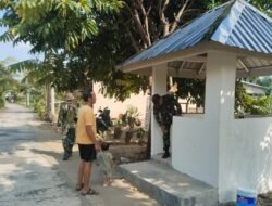 TMMD ke-129, Satgas Kodim 0418/Palembang Kebut Penyelesaian Pos Kamling di Talang Jambe