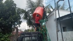 Akses Air Bersih Kian Dekat, Tandon Sumur Bor Rumah Tahfidz Alfatihah Terpasang, Satgas TMMD Kodim 0418/Palembang Perhatikan Aspek Keselamatan