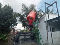 Akses Air Bersih Kian Dekat, Tandon Sumur Bor Rumah Tahfidz Alfatihah Terpasang, Satgas TMMD Kodim 0418/Palembang Perhatikan Aspek Keselamatan