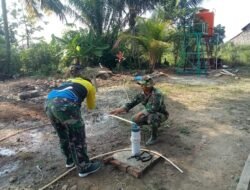 Sumur Bor TMMD Kodim 0418/Palembang di Mushola Hidayatullah Mengalir, Akses Air Bersih Warga Kian Nyata