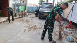 TMMD Hari Ke-19, Satgas Kodim 0418 Palembang Fokus Benahi Pos Komando Taktis