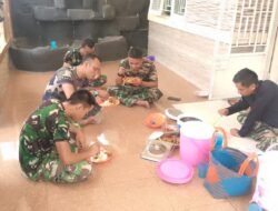 TMMD Kodim 0418/Palembang Perkuat Kemanunggalan, Makan Siang Bersama Warga Jadi Simbol Kedekatan