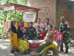Warga Talang Betutu Nikmati Air Bersih, Sumur Bor TMMD Ke-129 Kodim 0418/Palembang Rampung