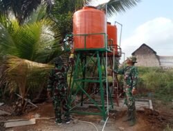 Hari Ke-20 TMMD, Satgas Kodim 0418/Palembang Pastikan Tandon Air Sumur Bor Mushola Hidayatullah Siap Dimanfaatkan Warga