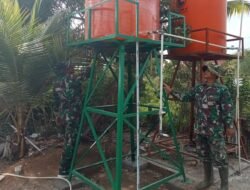 TMMD Hari Ke-20, Satgas Uji Sistem Sumur Bor agar Pasokan Air Bersih ke Mushola Hidayatullah Optimal