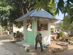 Satgas TMMD Kodim 0418/Palembang Percepat Finishing Pos Kamling, TNI Dorong Penguatan Keamanan Lingkungan