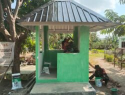 Finishing Pos Kamling TMMD Ke-129 Kodim 0418/Palembang Masuki Tahap Akhir, Warga Talang Jambe Segera Miliki Pusat Keamanan Lingkungan