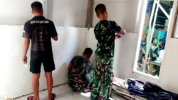 Hari Ke-20 TMMD, Satgas Kodim 0418Palembang Percepat Finishing RTLH Milik Warga