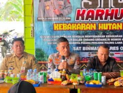 Kapolres OKU Selatan Ajak Warga Tinggalkan Pembakaran Lahan Demi Cegah Karhutla