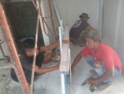 Satgas TMMD Kodim 0418/Palembang Kejar Penyelesaian RTLH Jelang Akhir Program, Rumah Ibu Sriyanti Masuki Tahap Finishing