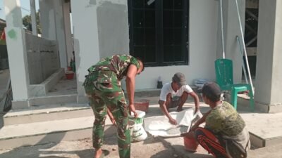 TMMD Ke-129 Kodim 0418/ Palembang Kebut Penyelesaian Mushola, Satgas Fokus Kejar Target Jelang Akhir Program 