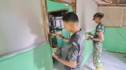 Rumah RTLH Berubah Wajah, Satgas TMMD Kodim 0418/Palembang Beri Sentuhan Putih-Hijau